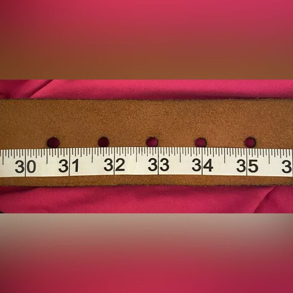 Vtg Pierre Cardin Large Silver Tone Buckle on 2” Black Leather Statement Belt - Picture 10 of 11